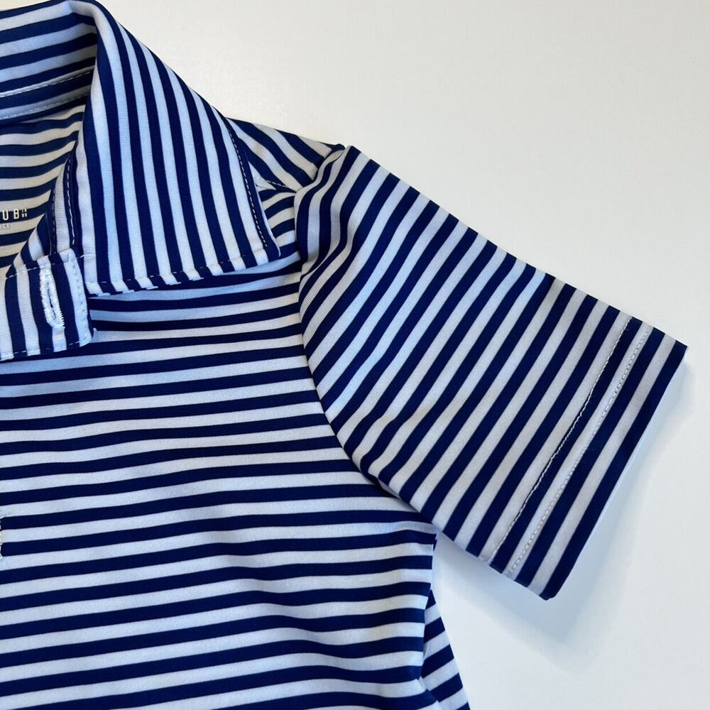 Class Club Blue Striped Polo 2/3 - Picture 5 of 7